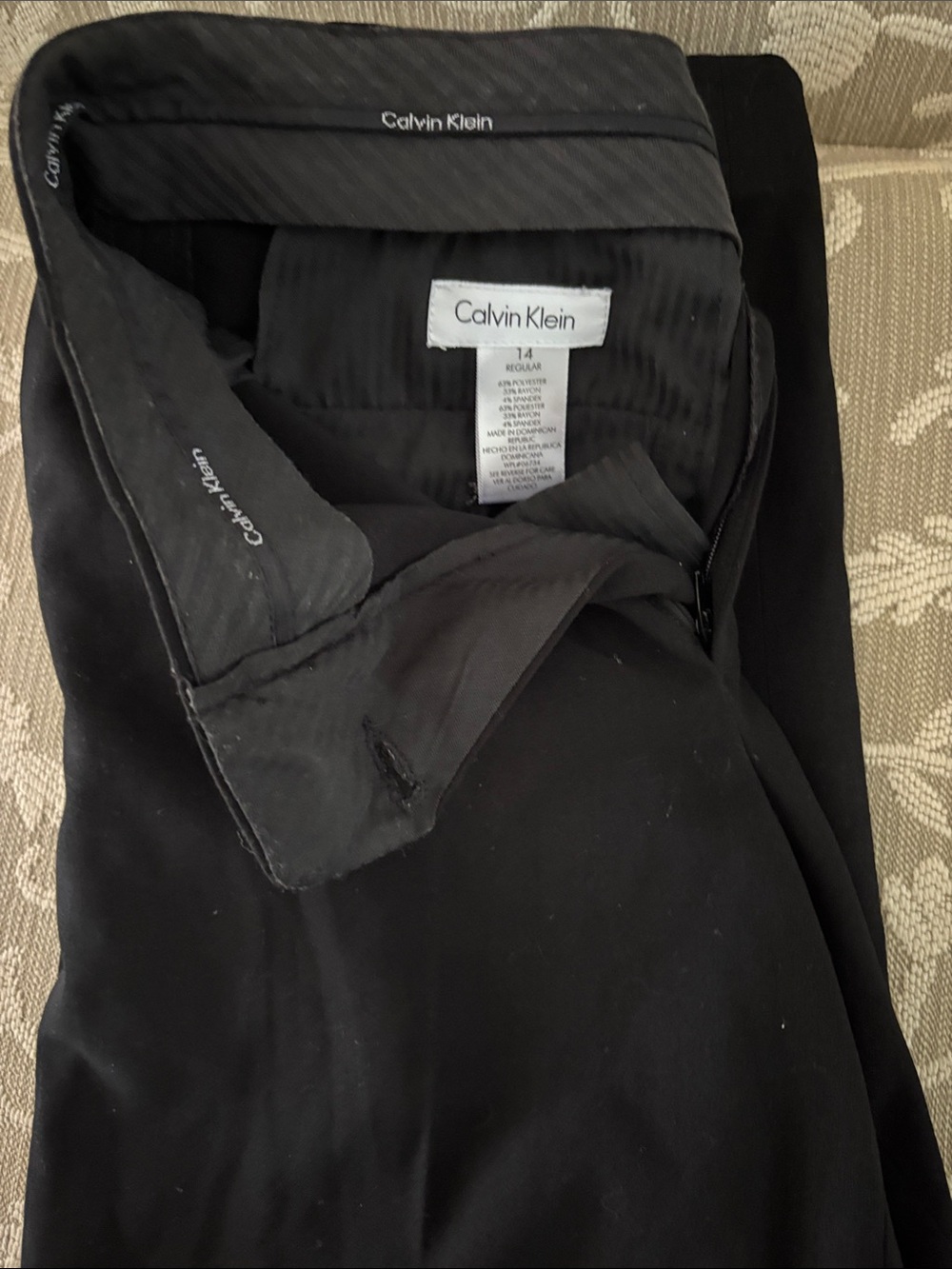 Calvin Klein Black Dress Pants for teen